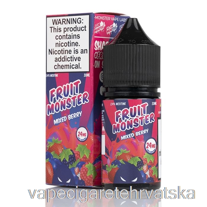 Vape Cigarete Mixed Berry - Fruit Monster Salts - 30ml 48mg